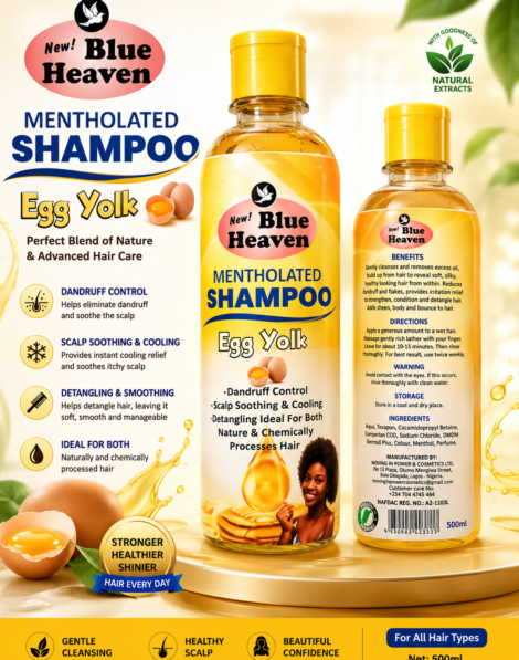 BLUE HEAVEN® MENTHOLATED SHAMPOO